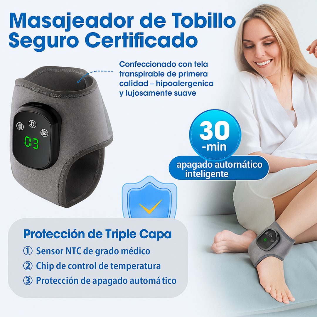 Tobillera Térmica Masajeadora - Thermia®